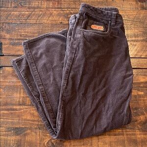 Empyre Men's Brown Corduroy Trousers